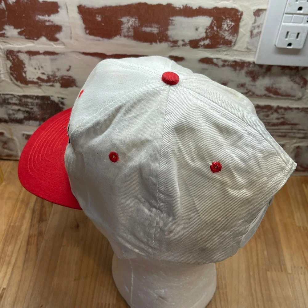 Vintage 1997 CART World Series 500 Inaugural Race Snapback Hat Toyota White Red